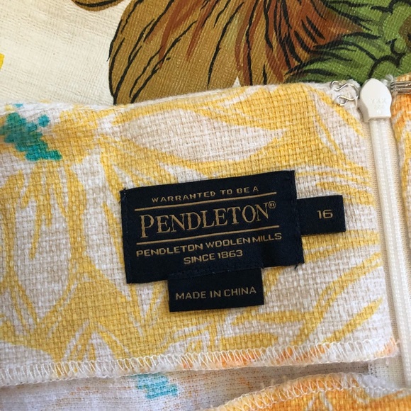 Pendleton Linen Floral Dress - Picture 6 of 8